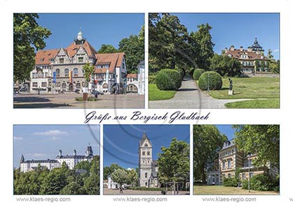 Postkarte, Ansichtskarte, Grusskarte, aktuell, neu, Standardformat, Bergisch Gladbach