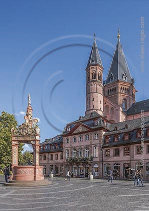 Ansichtskarte; Postkarte; Grusskarte; Klappkarte; Mainz