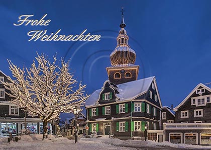Ansichtskarte; Postkarte; Grusskarte; Weihnachtskarte, Remscheid-Lennep