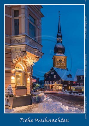 Postkarte, Ansichtskarte, Grusskarte, aktuell, neu, Standardformat Postkarte, Ansichtskarte, Grusskarte, aktuell, neu, Standardformat, Weihnachtskarte, Wermelskirchen 