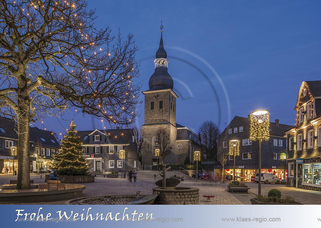 Ansichtskarte; Postkarte; Grusskarte; Weihnachtskarte, Radevormwald