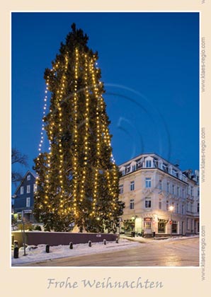 Ansichtskarte; Postkarte; Grusskarte; Klappkarte; Weihnachtskarte; Wermelskirchen