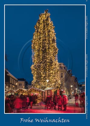 Ansichtskarte; Postkarte; Grusskarte; Klappkarte; Weihnachtskarte; Wermelskirchen