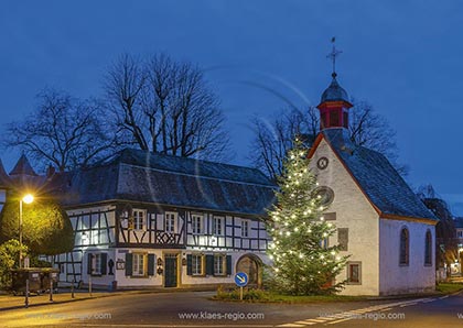 Ansichtskarte; Postkarte; Grusskarte; Klappkarte; Weihnachtskarte; Bad Honnef