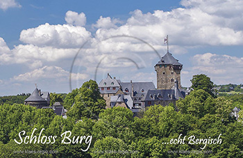 Magnet, Kuehlschrankmagnet, Geschenkartikel, Souvenir, Bergisches Land, Schloss Burg